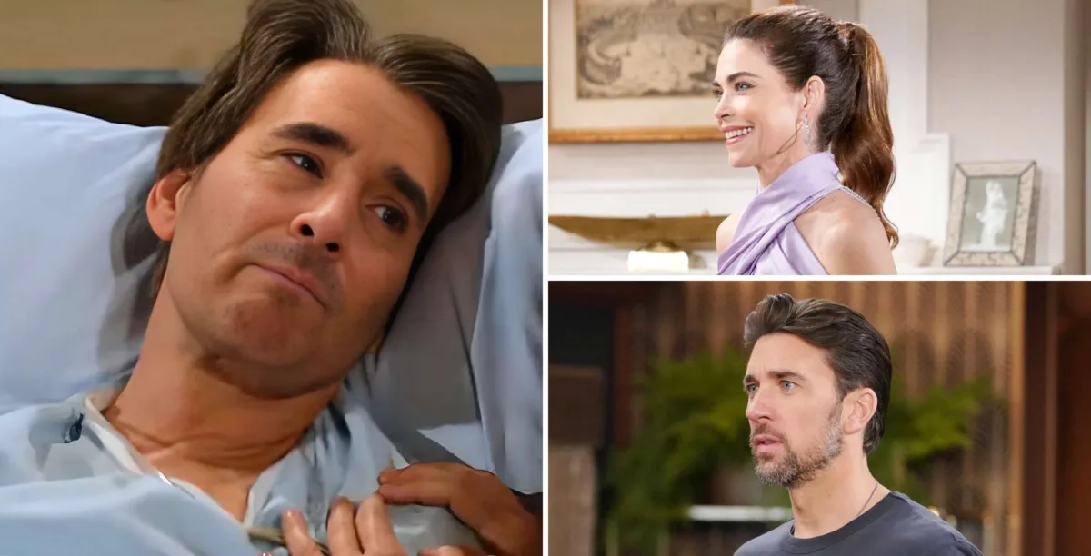 Young and the Restless collage: Cole, Victoria, Cane