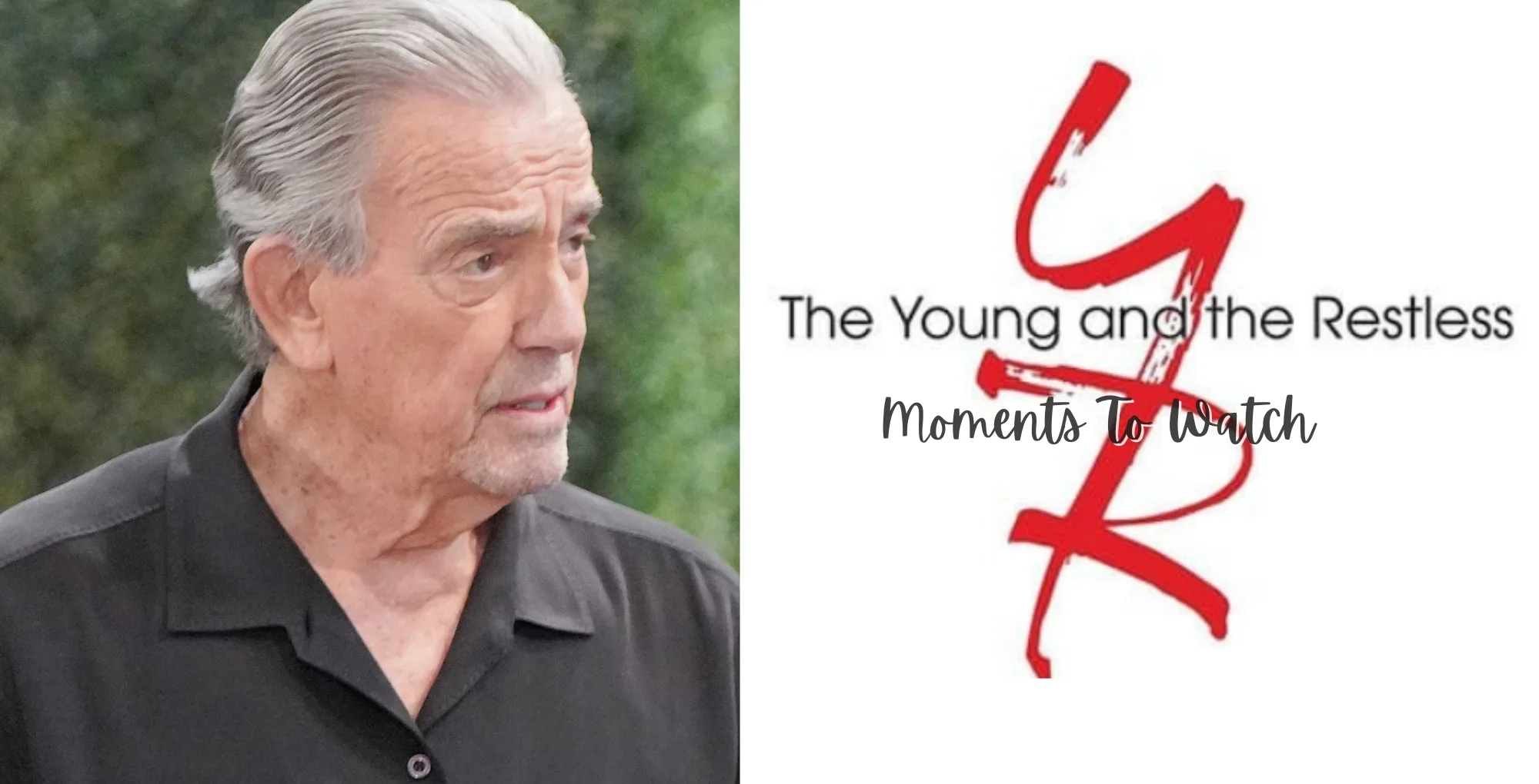 The Young and the Restless logo and Victor.