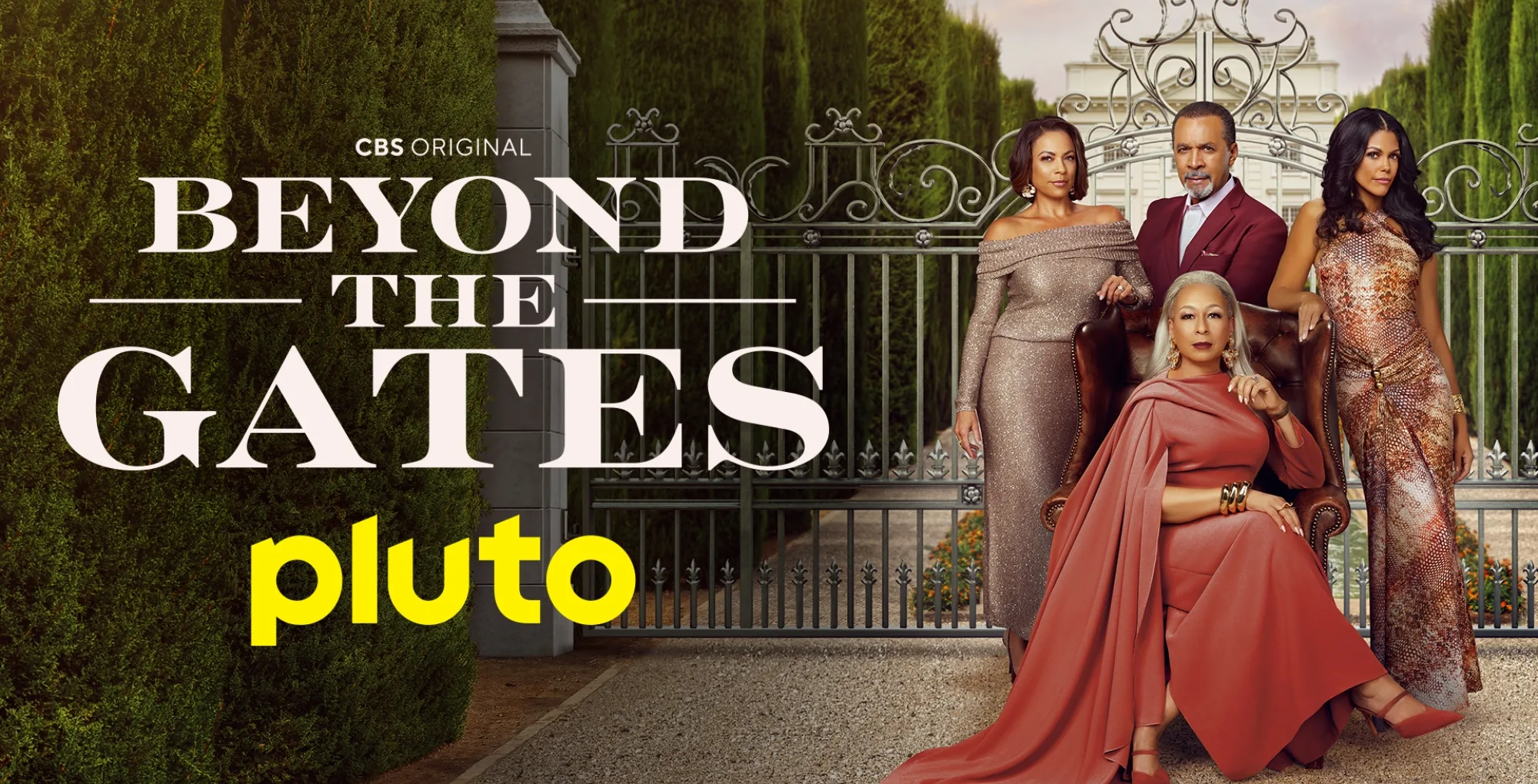 Beyond The Gates Pluto TV Logo.