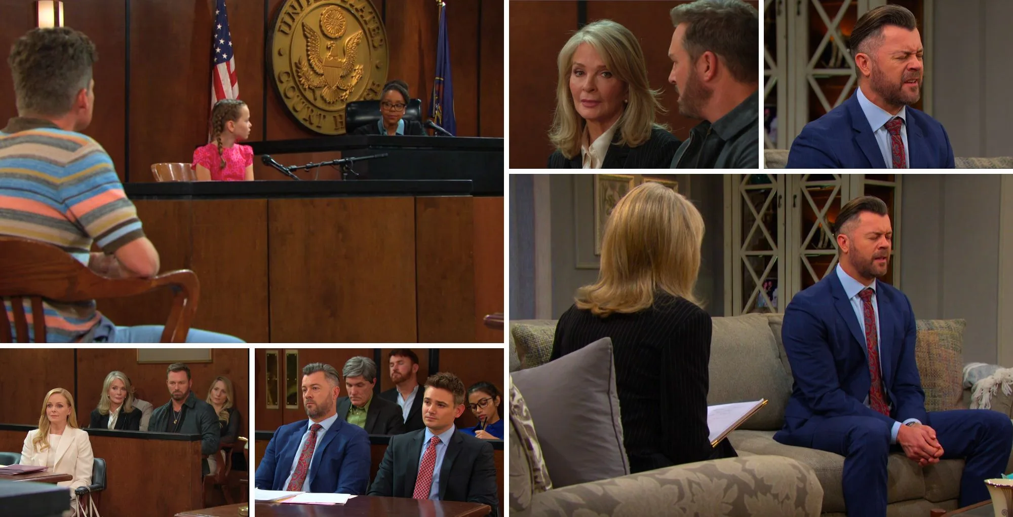 The Tuesday, August 12 episode of Days of Our Lives features Rachel, Leo, Belle, Marlena, Johnny, and EJ.