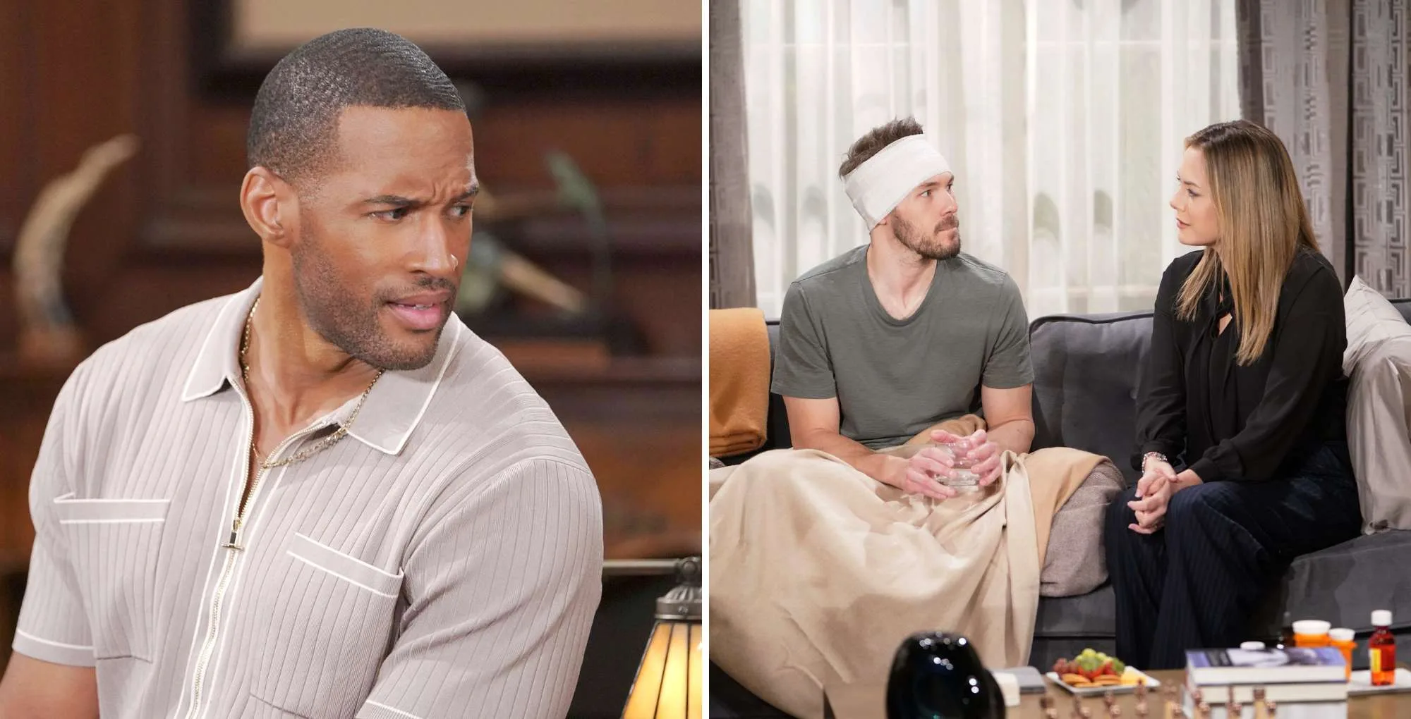 The Bold and the Beautiful's Carter, Liam, and Hope.