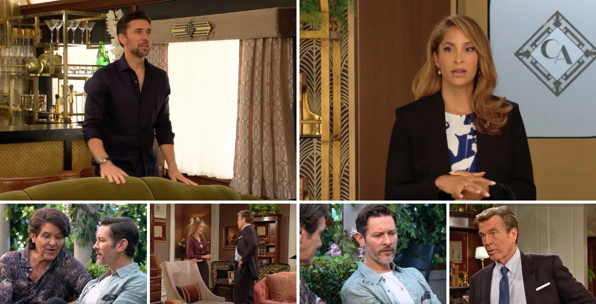 The Young and the Restless video preview for the week of August 11-15 featues Cane, Lily, Jack, Diane, Danny, Daniel.