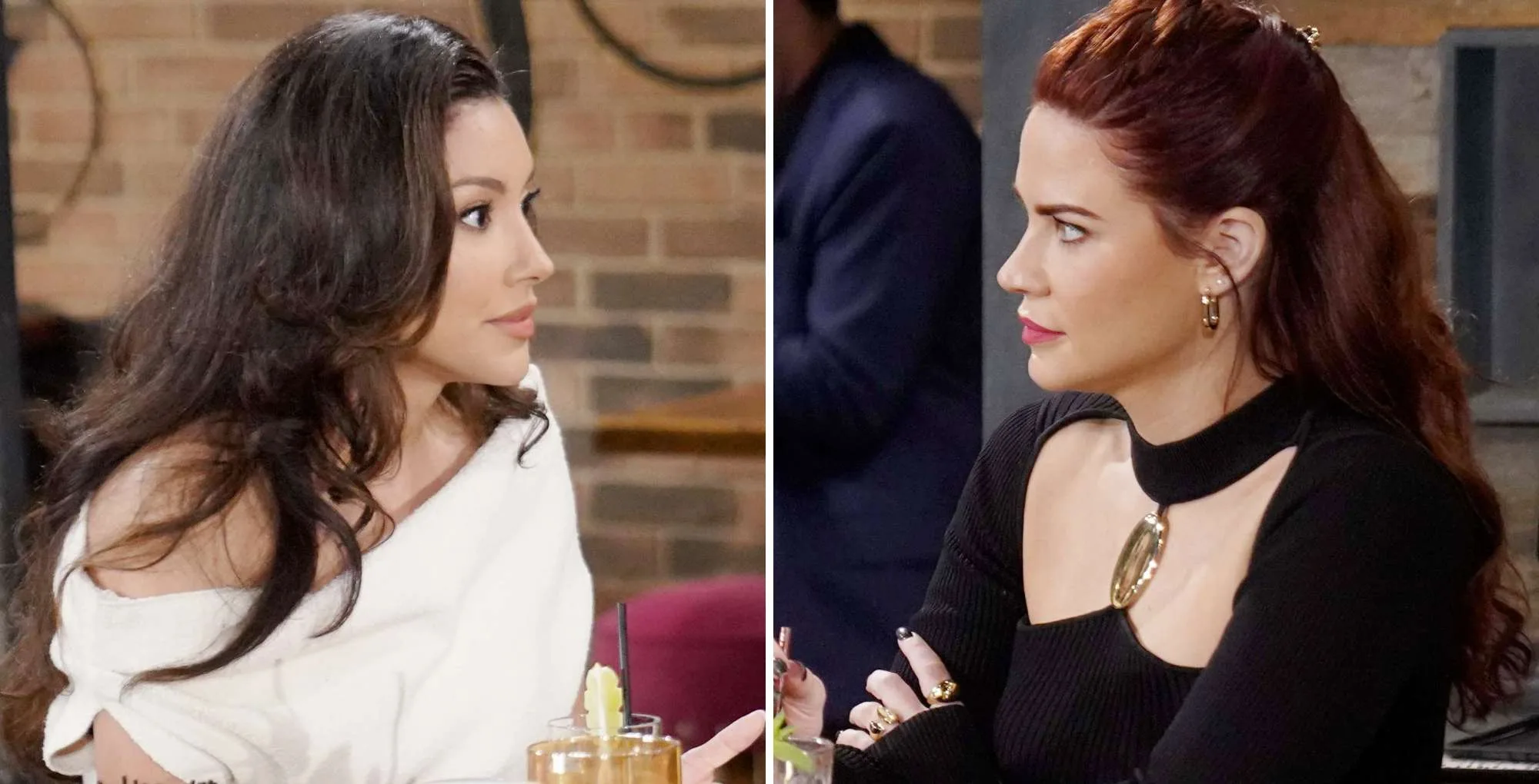 August 7 Young and the Restless Audra and Sally.