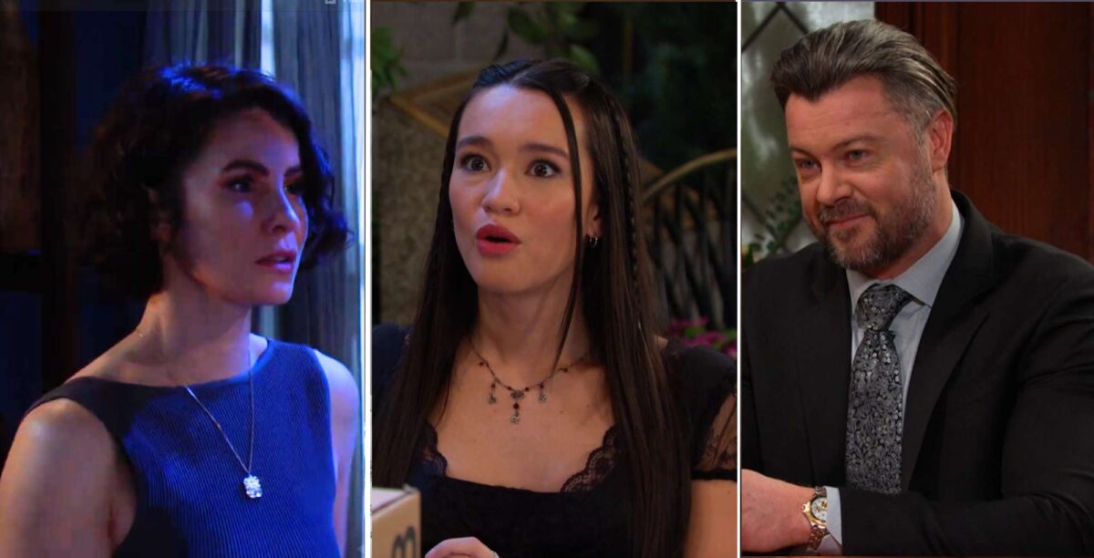 Sarah, Sophia, and EJ on Days of our Lives