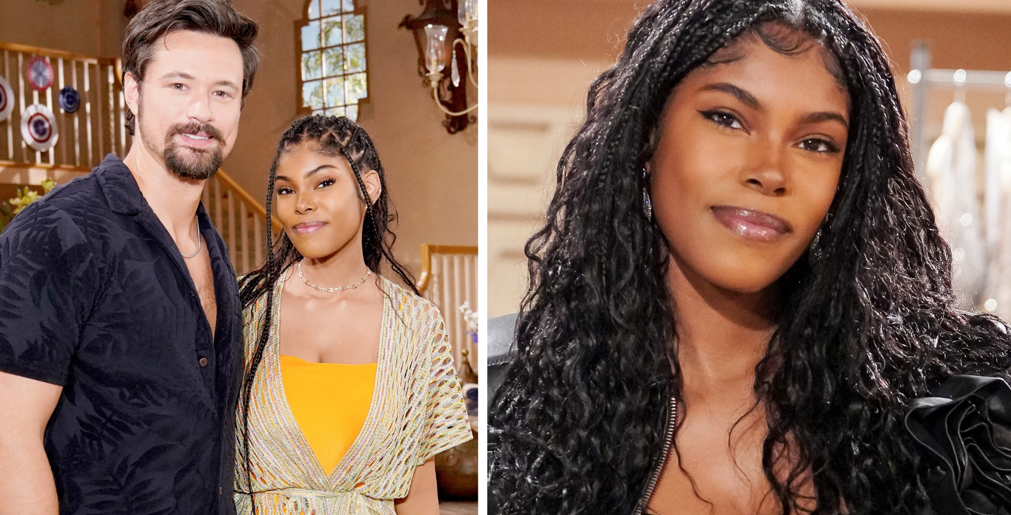 Diamond White Hilariously Responds to B&B Rumor About Paris and Thomas