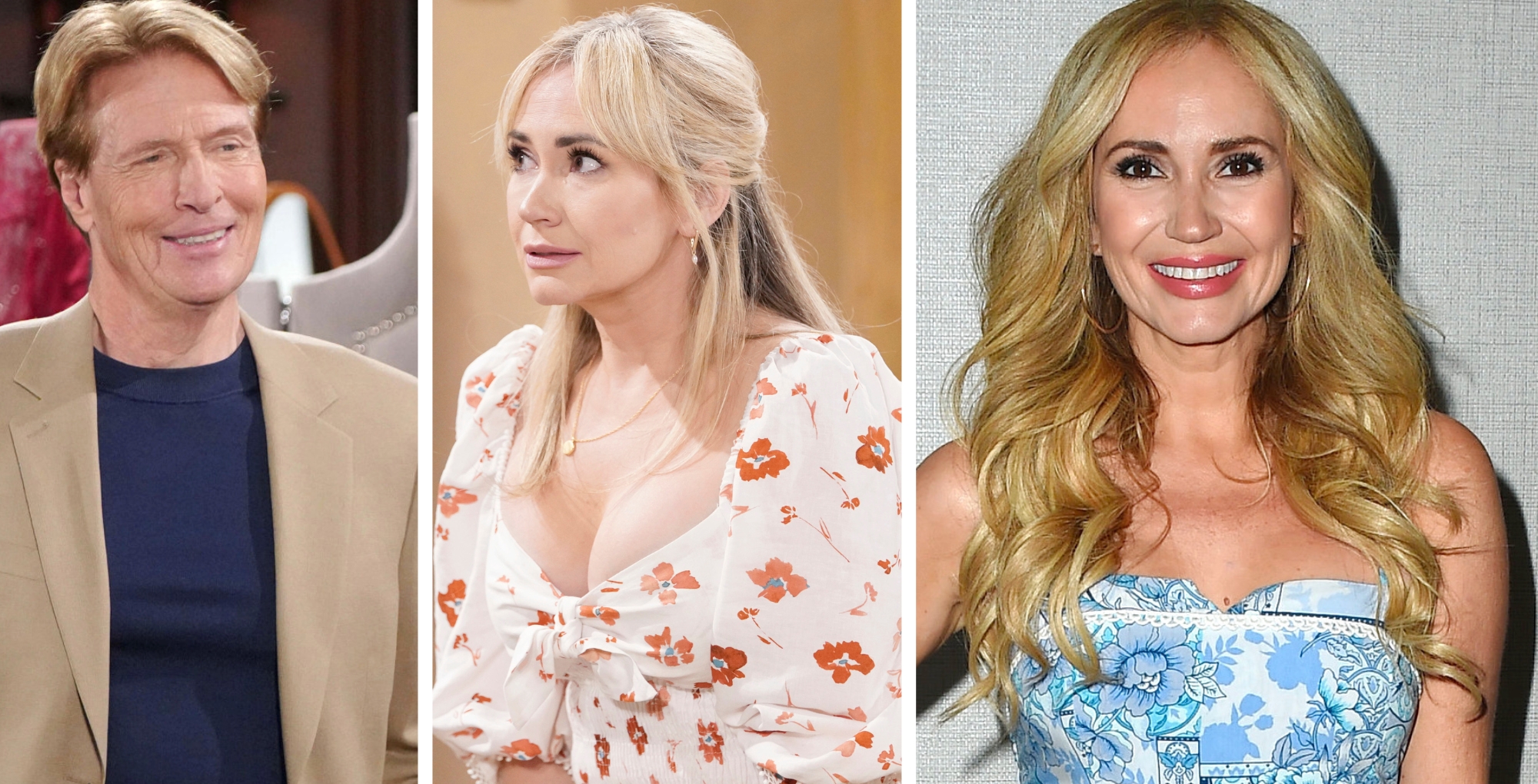 The Bold and the Beautiful characters Nick and Bridget, and actress Ashley Jones.