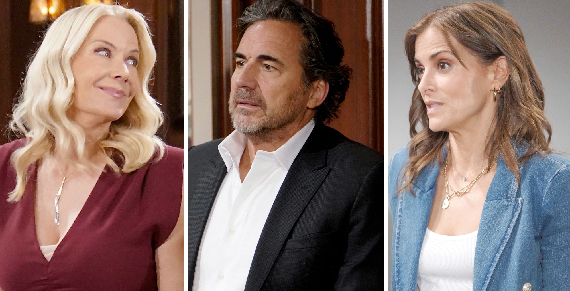 Bold and the Beautiful The Rinse's Brooke, Ridge, and Taylor.