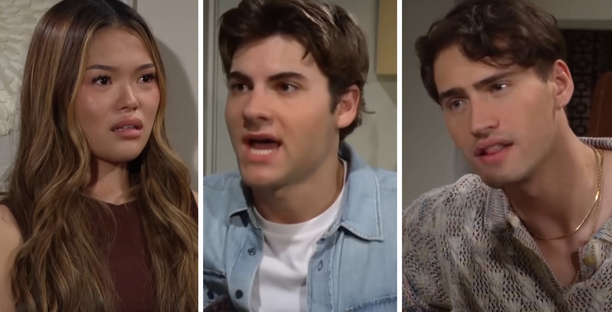 Bold and the Beautiful's Luna, Remy, and Deke