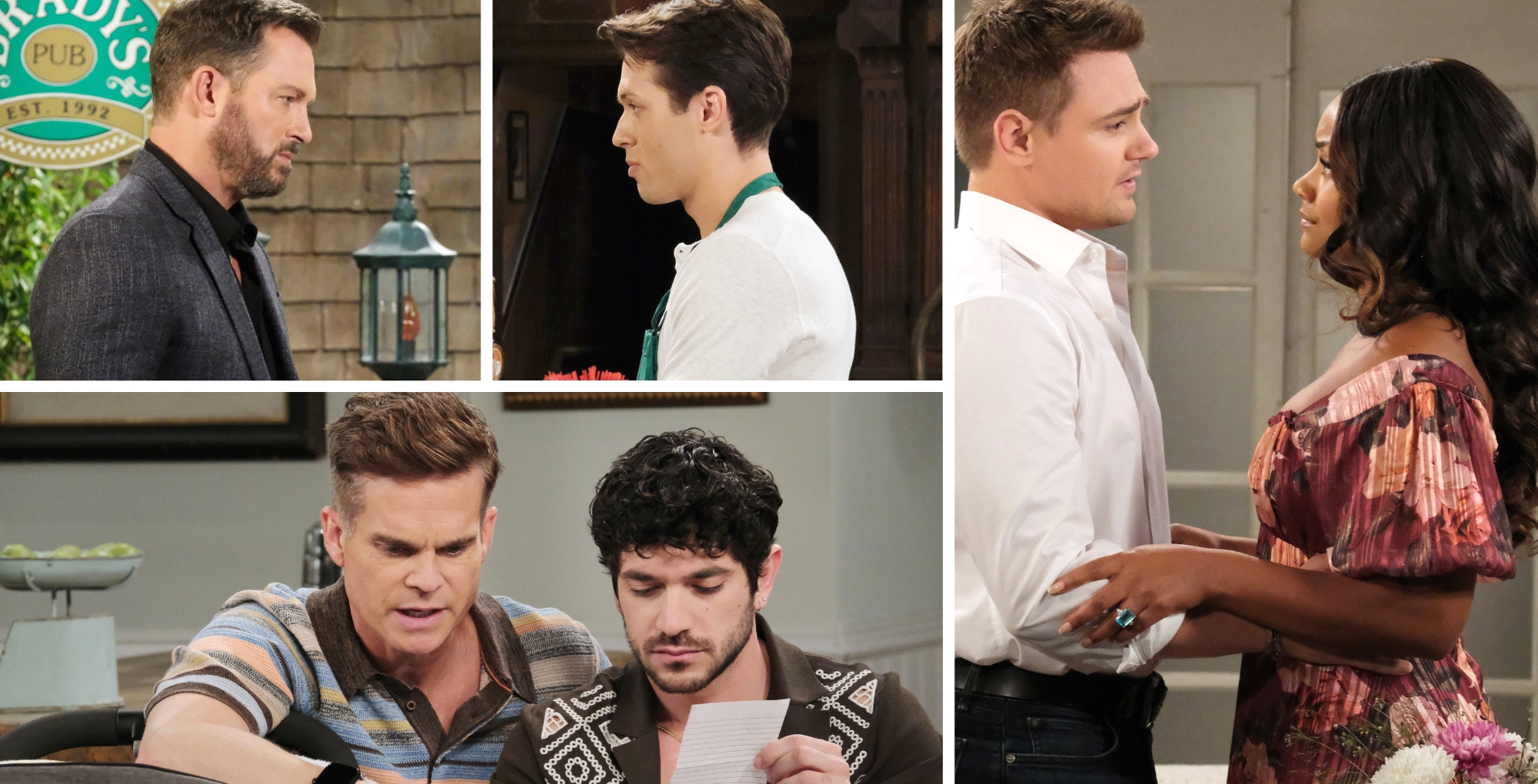 Days of our Lives Spoilers September 11 Brady, Tate, Leo, Ravi, Johnny, and Chanel.