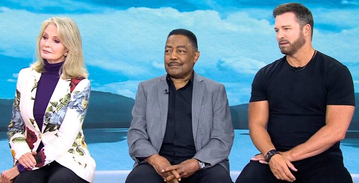 Deidre Hall, James Reynolds, and Eric Marsolf on he Today show.