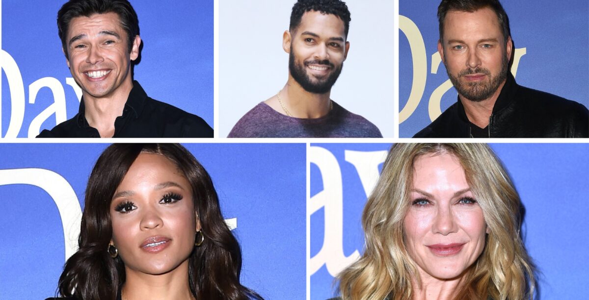 Days of Our Lives' Paul Telfer, Lamon Archey, Eric Martsolf, Sal Stowers, and Stacy Haiduk.
