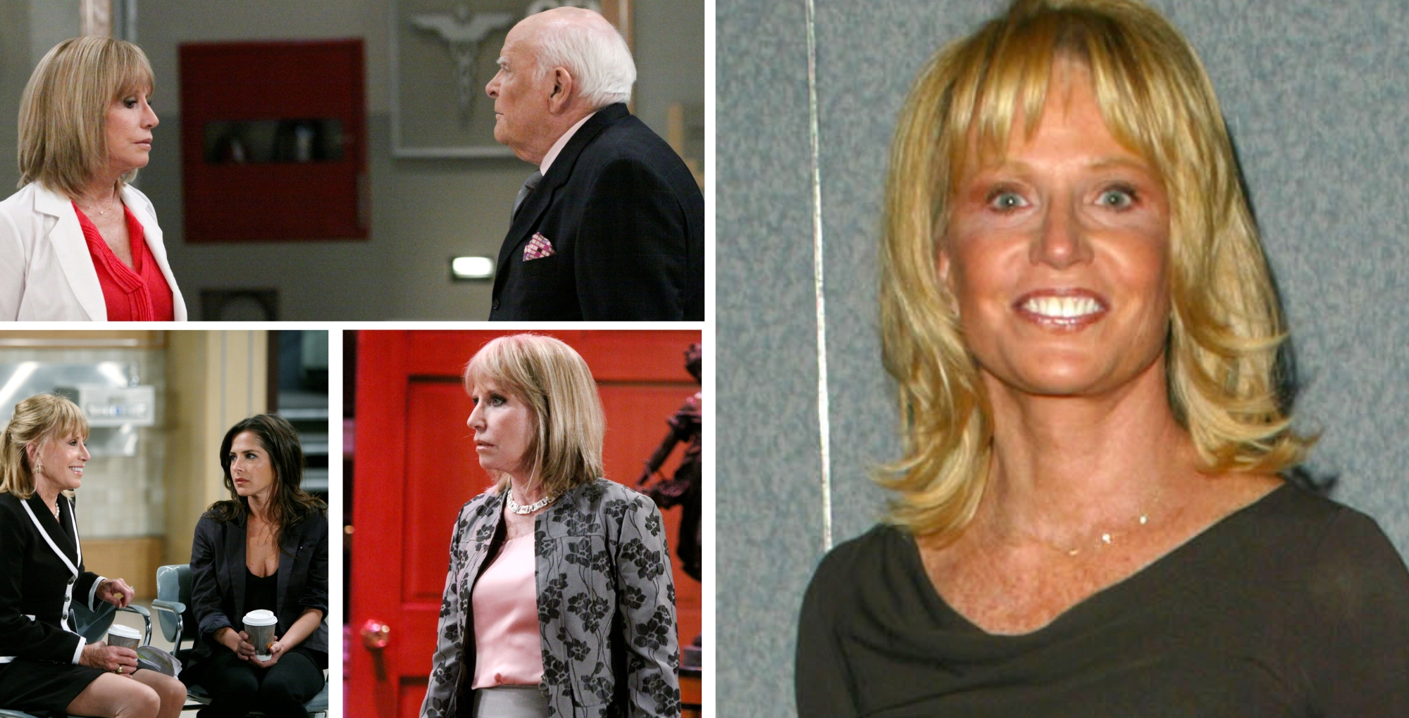 General Hospital's Leslie Charleson as Monica Quartermaine.