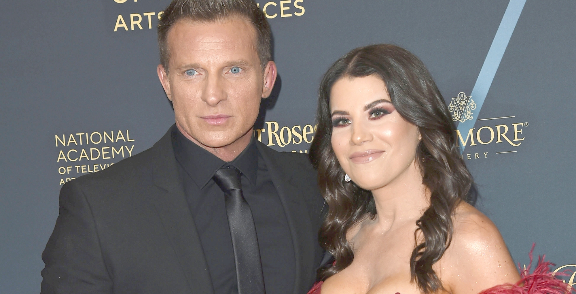 General Hospital's Steve Burton and his wife, Michelle, on the red carpet.