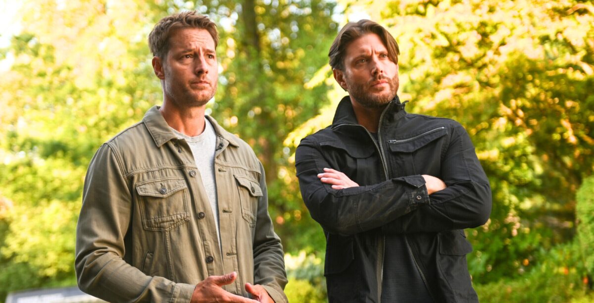 Justin Hartley and Jensen Ackles on Tracker.