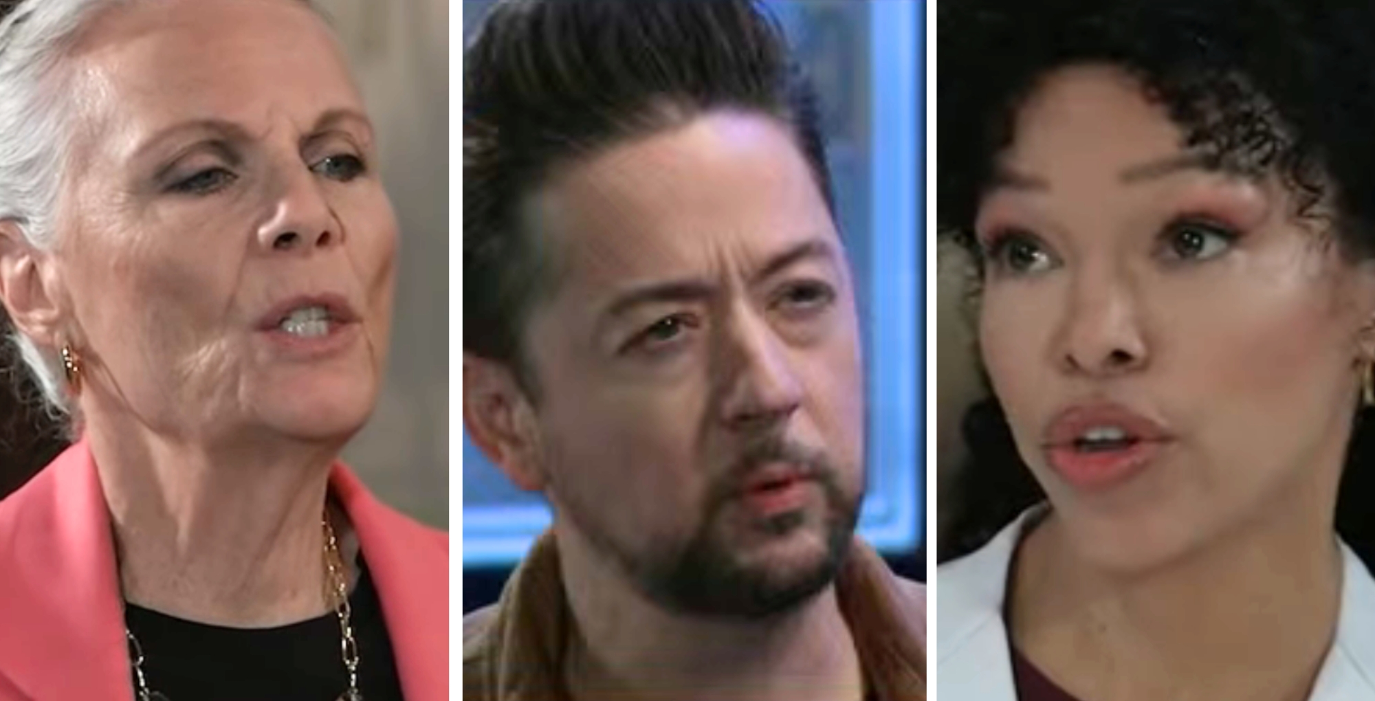 Tracy, Spinelli, and Portia on General Hospital