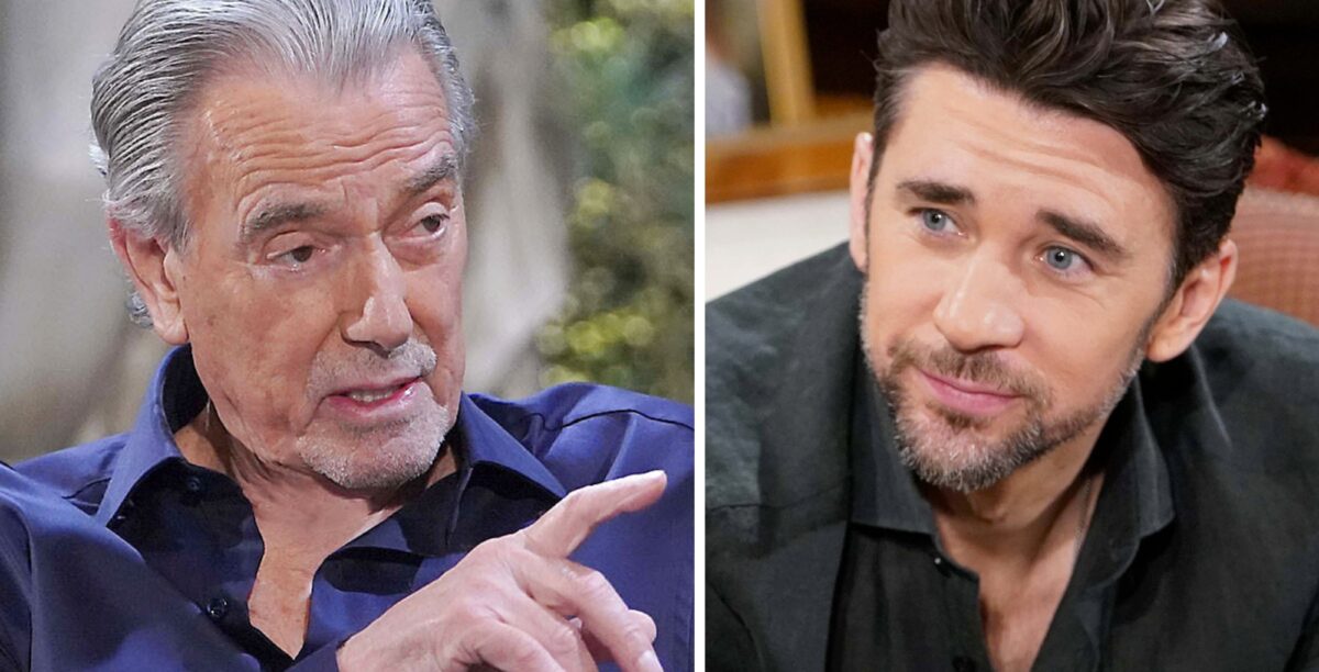 Young and the Restless Victor Newman and Cane Ashby