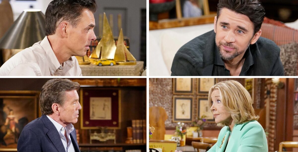 Young and the Restless Spoilers September 17 Billy, Cane, Jack, and Nikki.