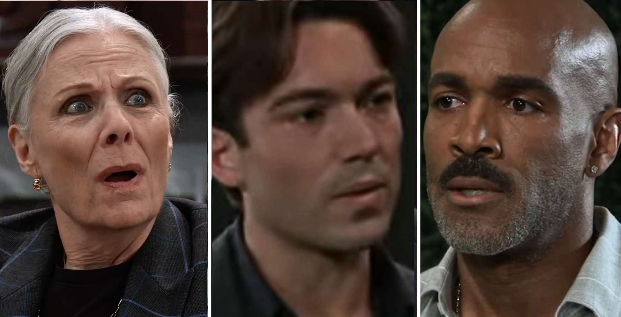 Tracy, Michael, and Curtis on General Hospital