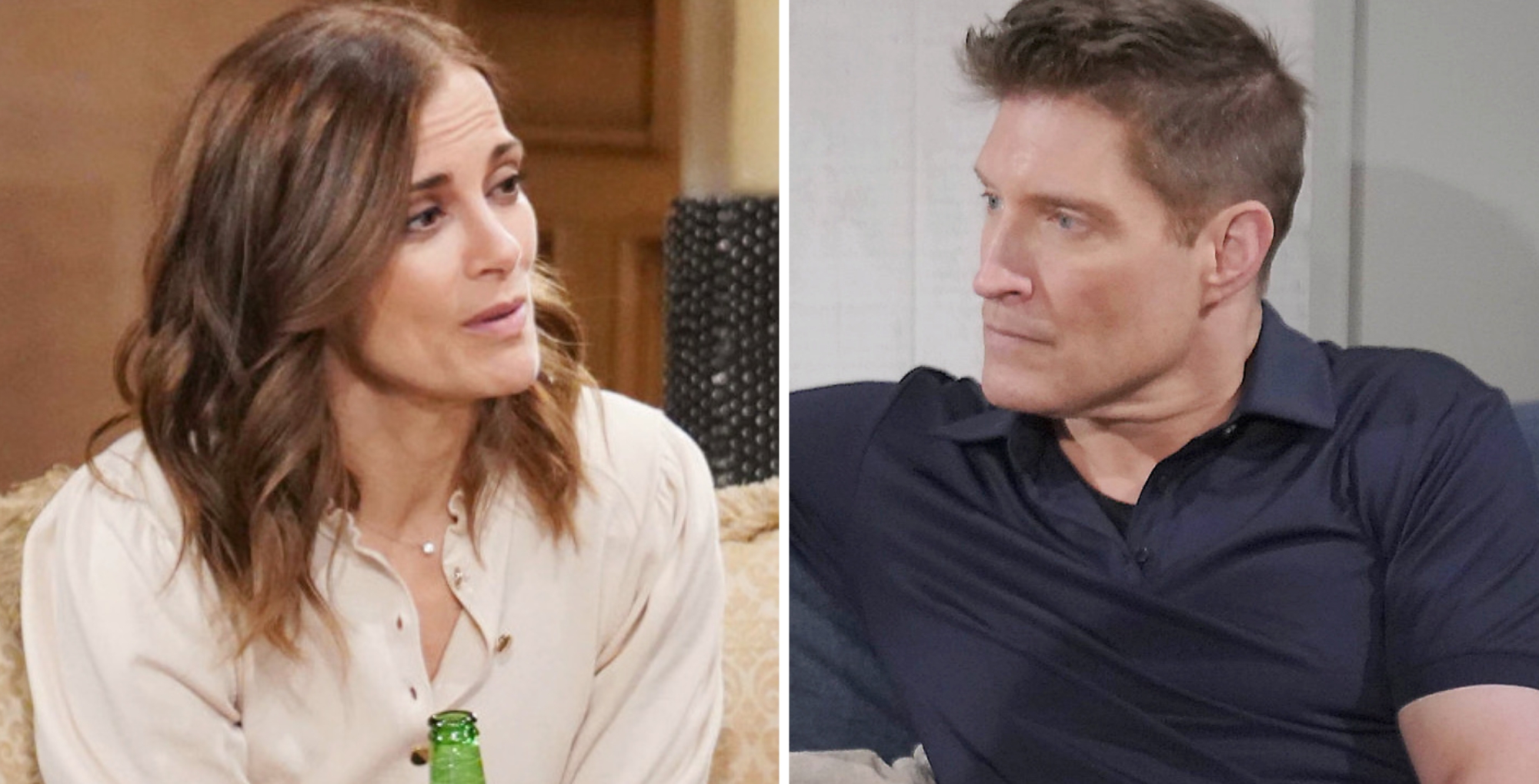 Bold and the Beautiful's Taylor and Deacon.