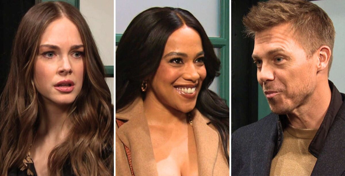 Days of our Lives the Rinse October 29 Stephanie, Jada, and Jeremy.