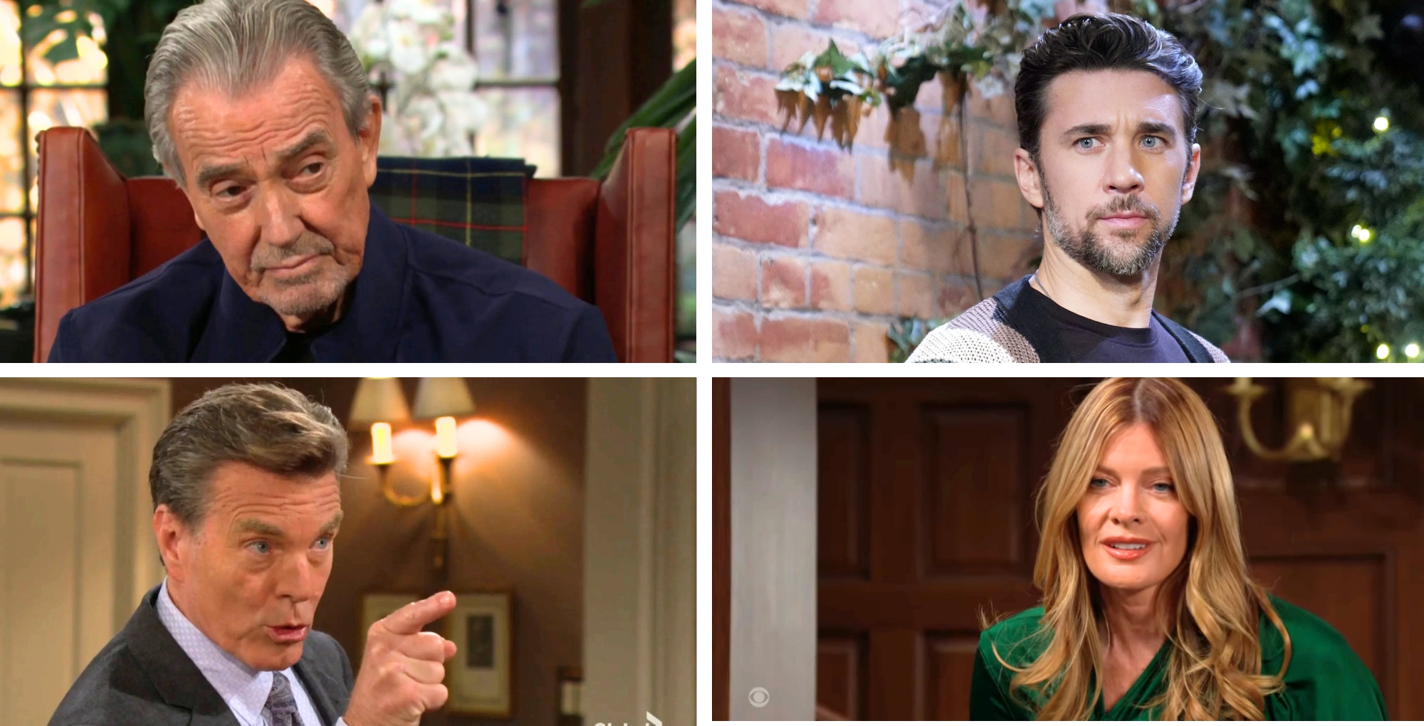 Young and the Restless Victor, Cane, Jack, and Phyllis