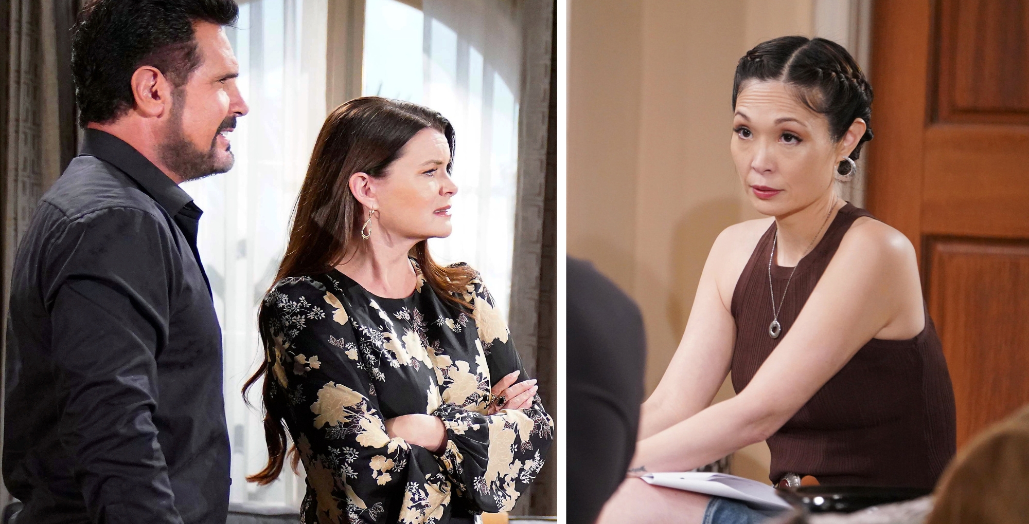 Bold and the Beautiful's Bill, Katie, and Poppy