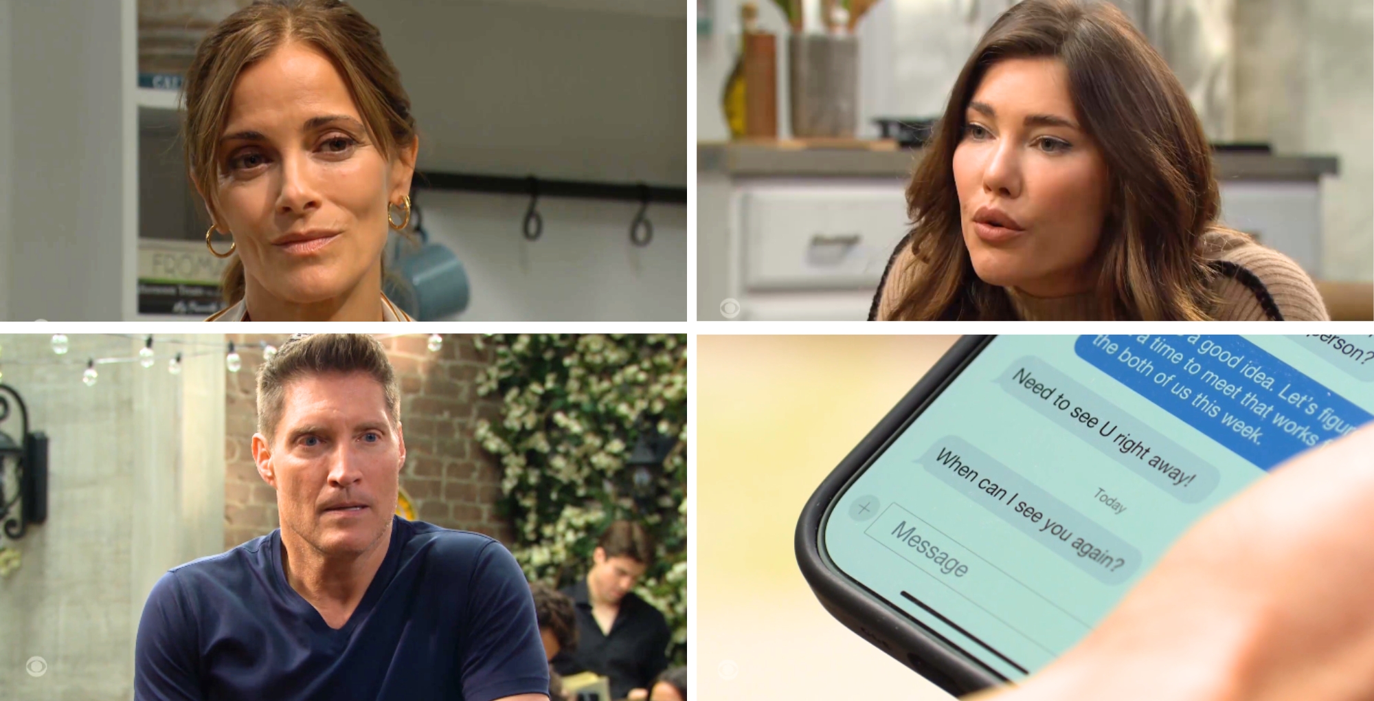 Bold and the Beautiful's Taylor, Steffy, and Deacon