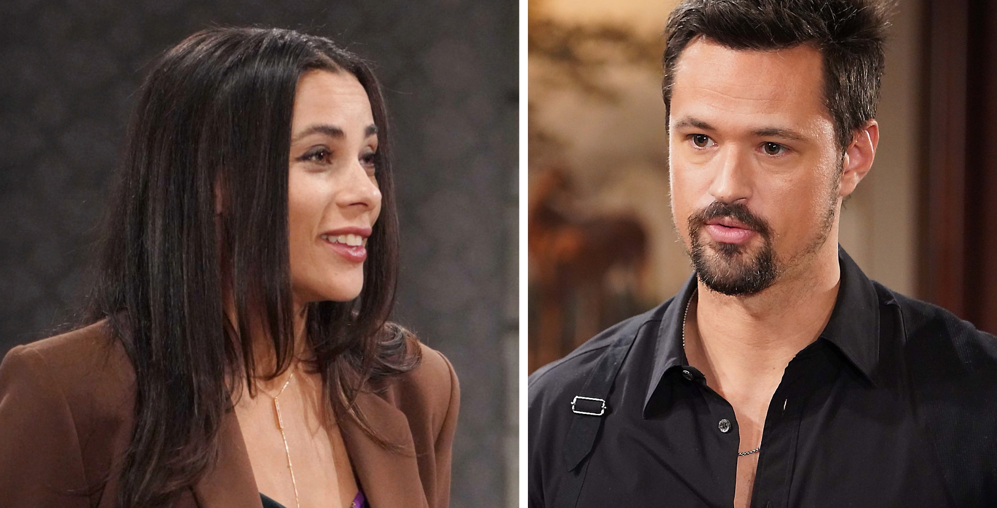 The Bold and the Beautiful characters Daphne and Thomas.