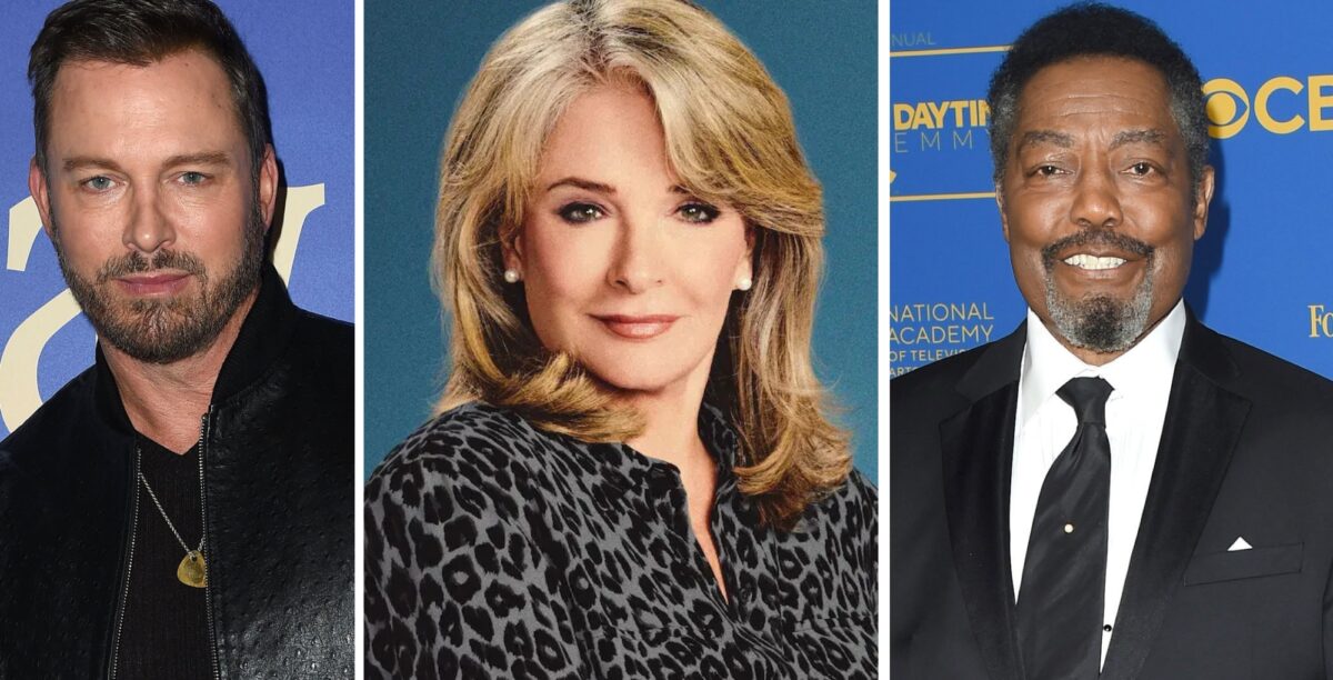 Days of Our Lives' Eric Martsolf, Deidre Hall, and James Reynolds.