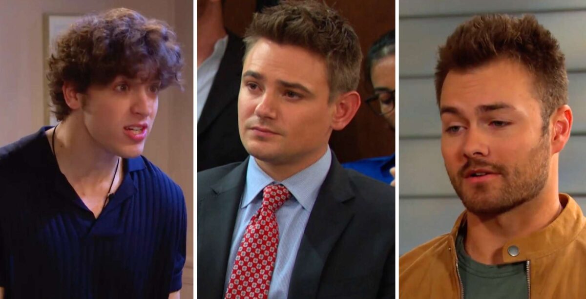 Aaron, Johnny, and Doug III on Days of our Lives