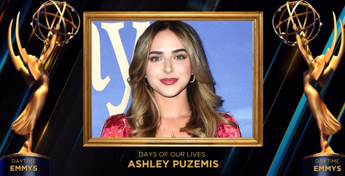 Days of our Lives Daytime Emmy nominee Emerging Talent Ashley Puzemis.