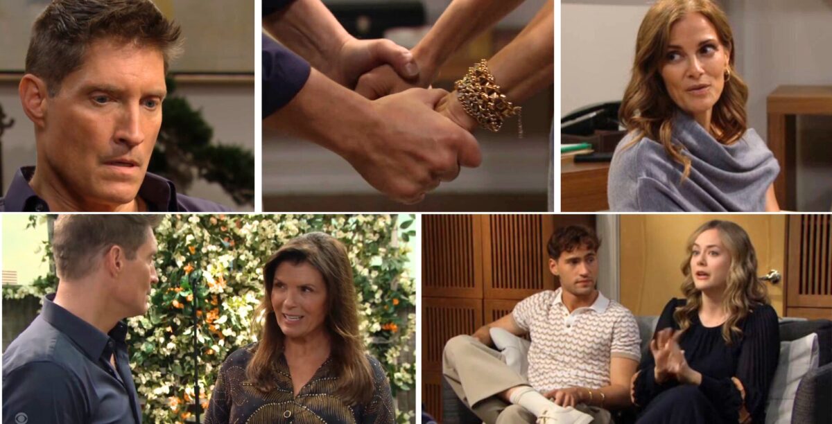 Bold and the Beautiful's Deacon, Taylor, Sheila, Deke, and Hope