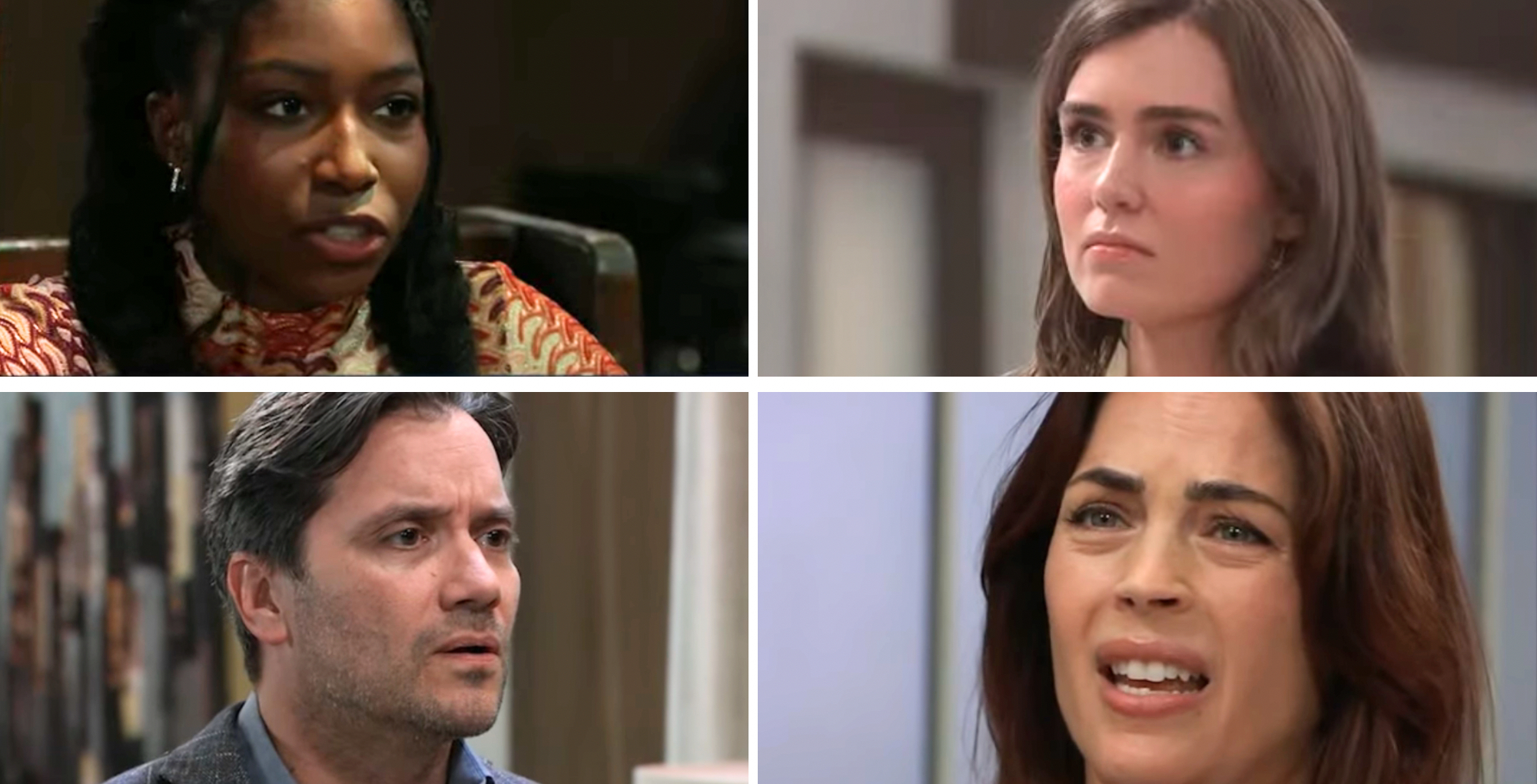Britt confronts Emma, Dante's temper flares, and Trina wants to confess in the spoilers for the Monday, November 17 episode of General Hospital.