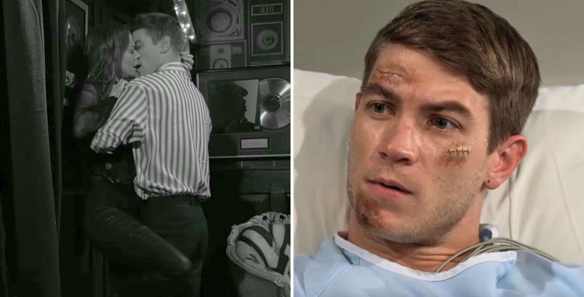 The Rinse Young and the Restless November 6 Noah remembering kissing Sienna.