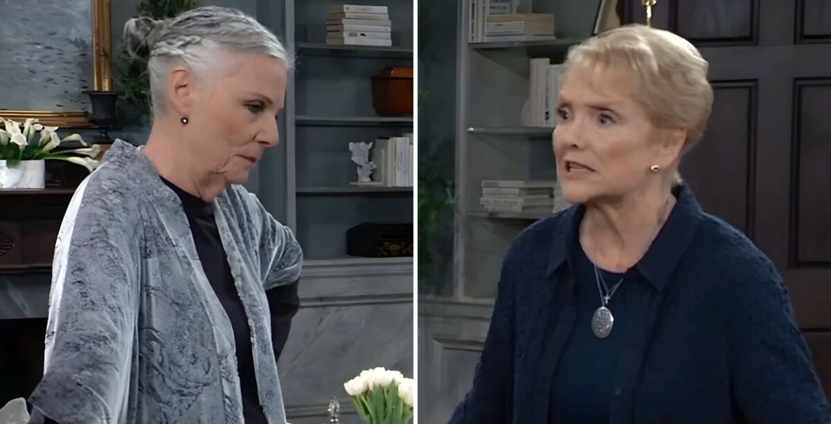 General Hospital November 6 Tracy and Ronnie.