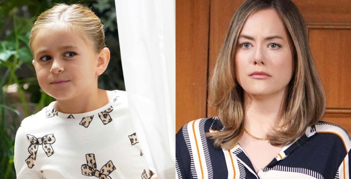 The Bold and the Beautiful characters Beth and Hope.