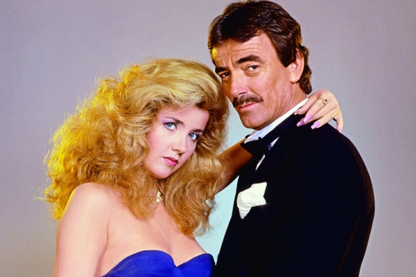 Young and the Restless stars Melody Thomas Scott and Eric Braeden in the 80s