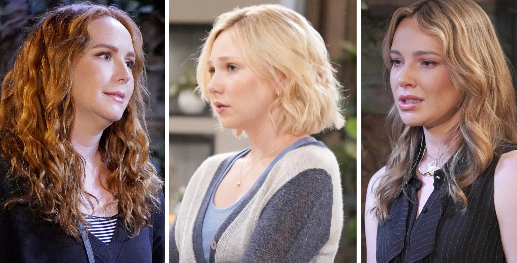 The Young and the Restless Mariah, Lucy, and Tessa.