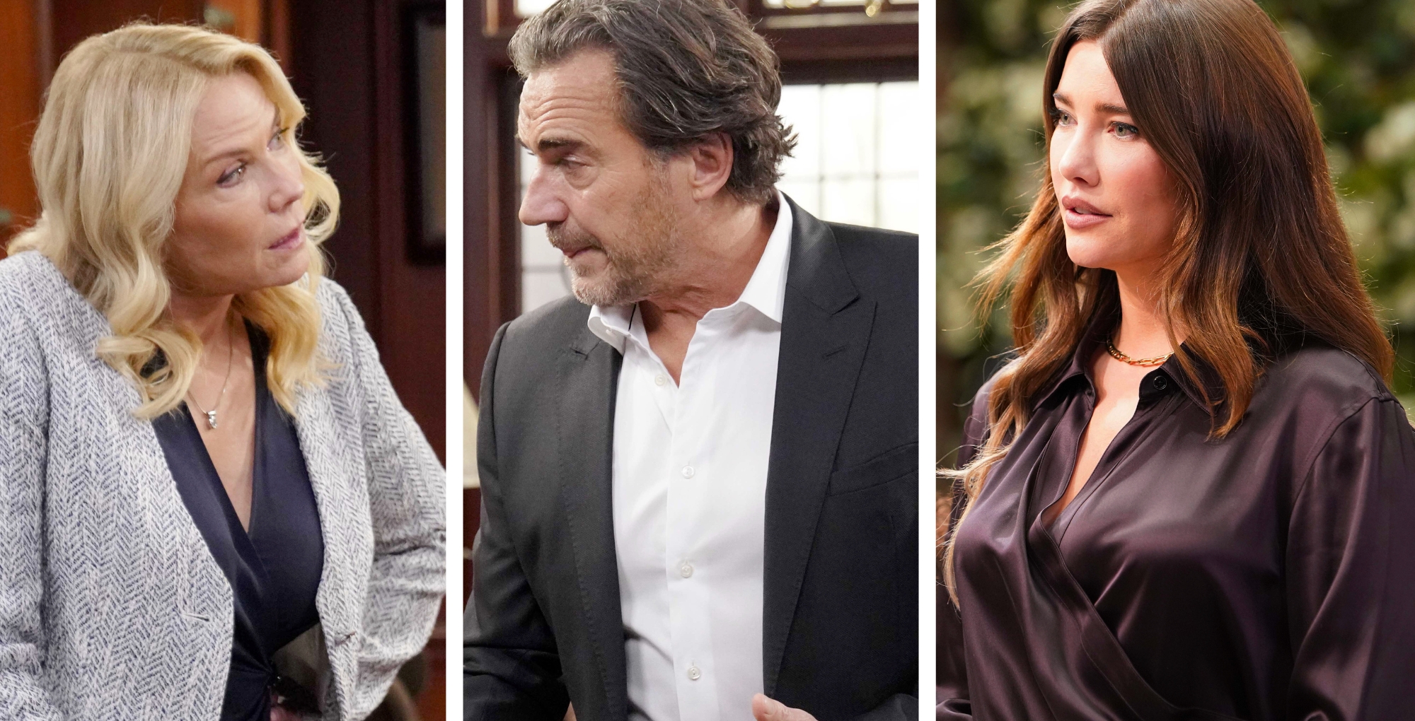 Bold and the Beautiful spoilers December 5 Brooke, Ridge, and Steffy.