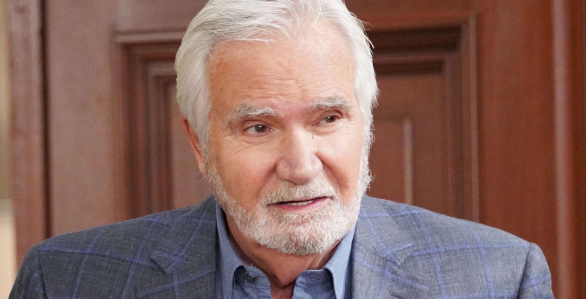 Eric looking somber at Forrester on The Bold and the Beautiful.