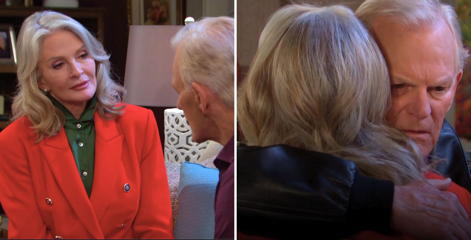 Marlena and Roman hang out on Christmas in the Monday, December 29 episode of Days of Our Lives.