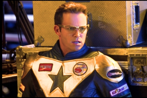 Days of Our Lives vet Eric Martsolf as Booster Gold on Smallville.