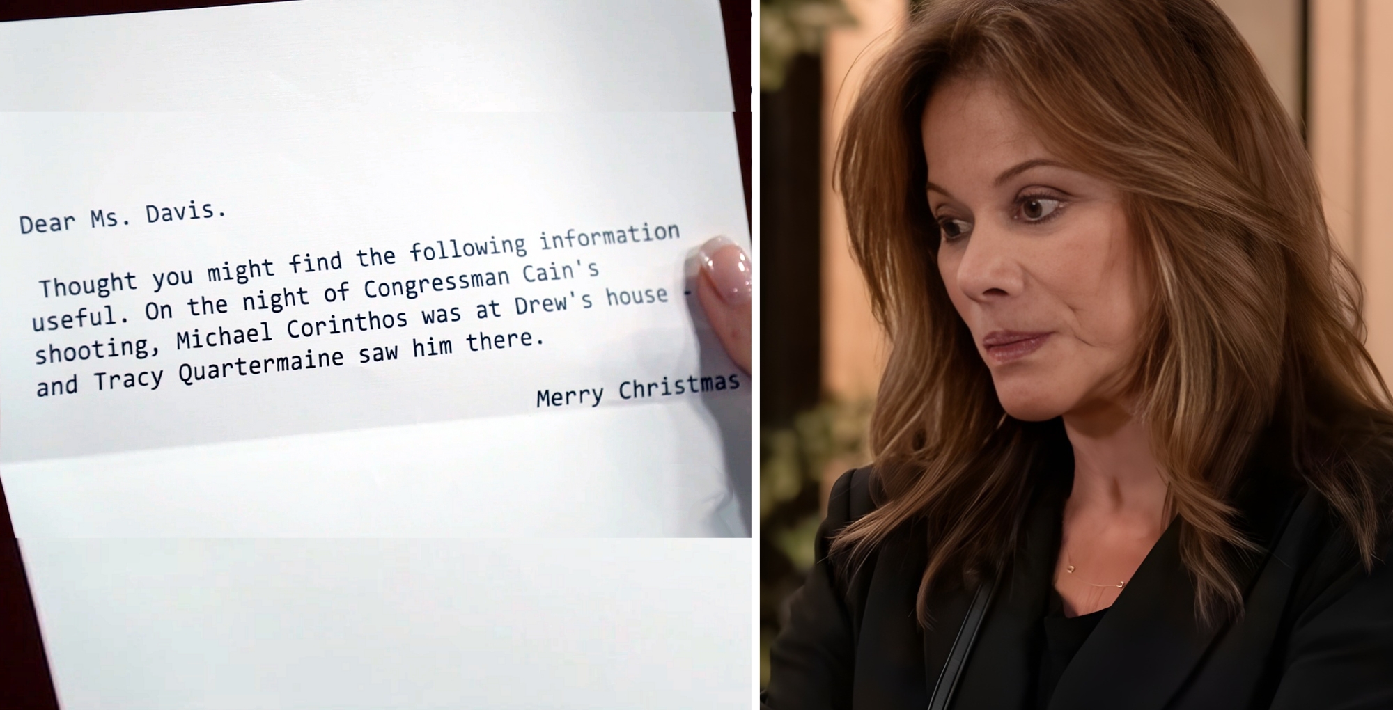 General Hospital's Alexis and mysterious letter.