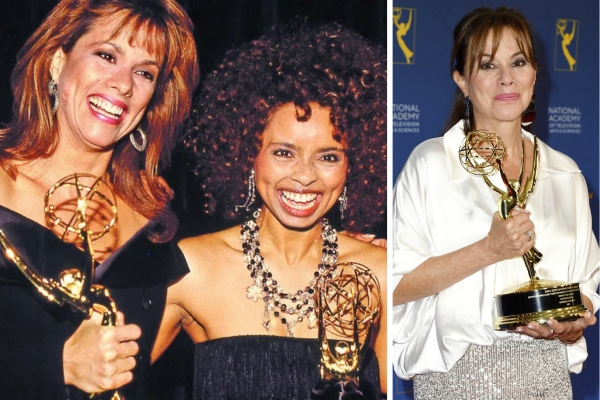 General Hospital's Nancy Lee Grahn with All My Children's Debbi Morgan tied at the Daytime Emmys