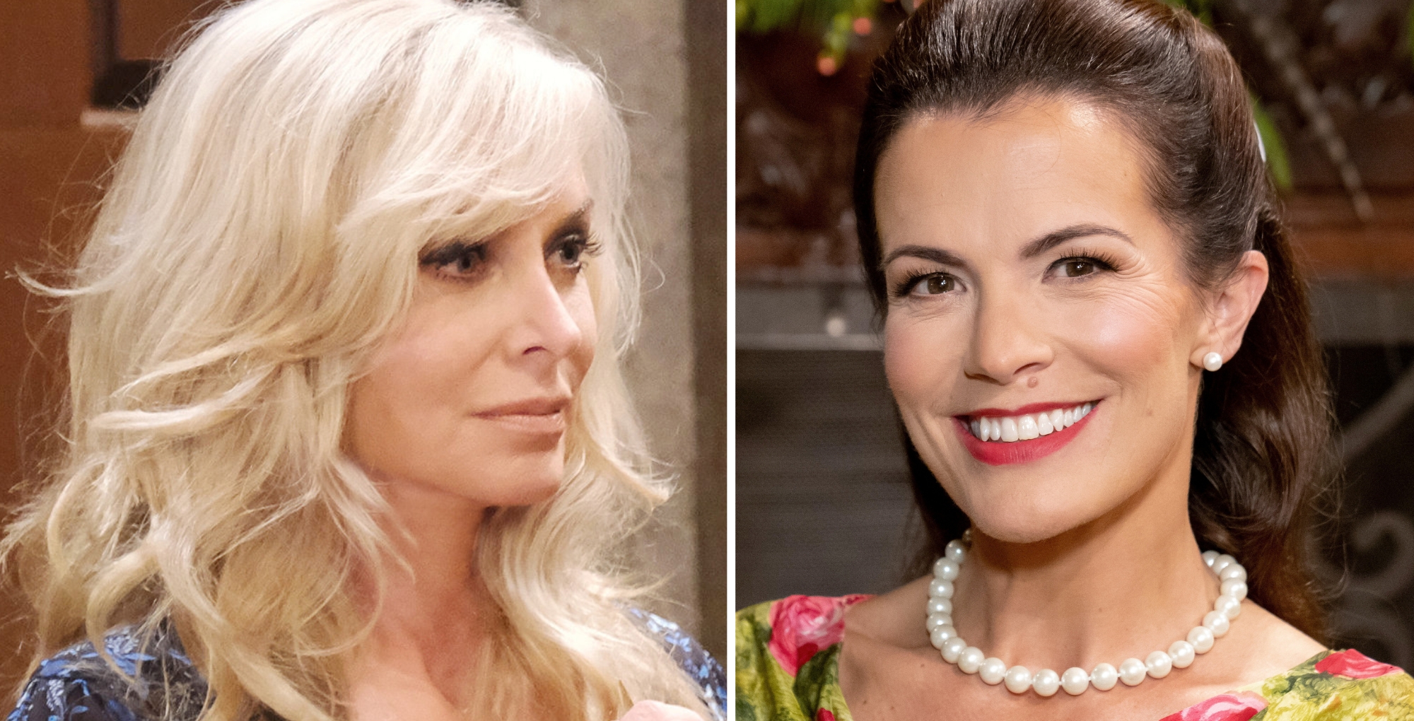 Days of Our Lives actress Eileen Davidson as Kristen DiMera, and The Young and the Restless' Melissa Claire Egan.