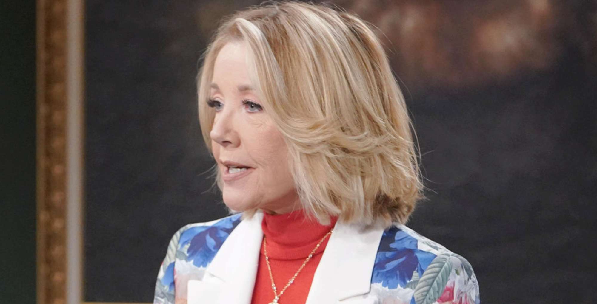 Nikki looks shocked on The Young and the Restless.