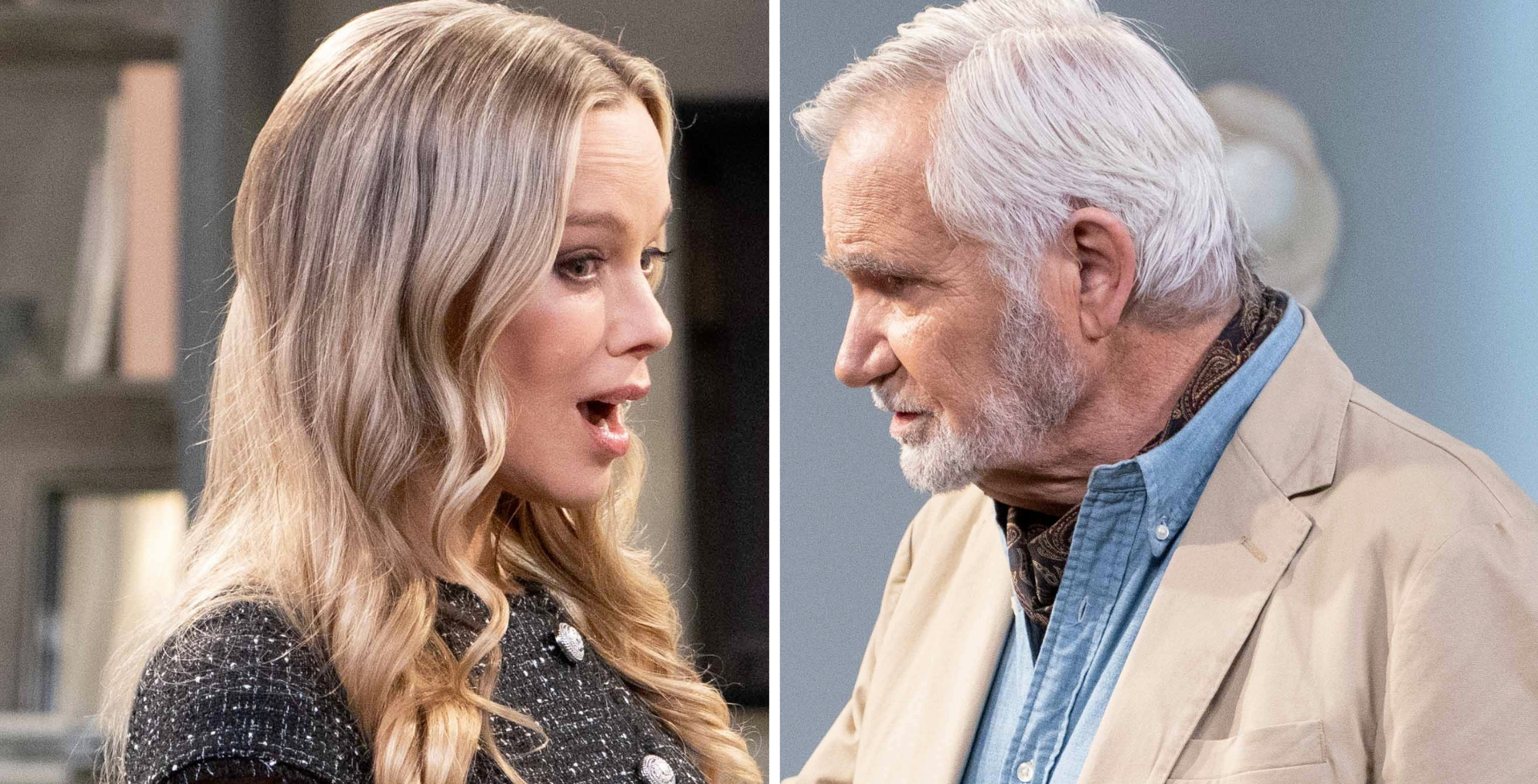 The Bold and the Beautiful's Donna and Eric.