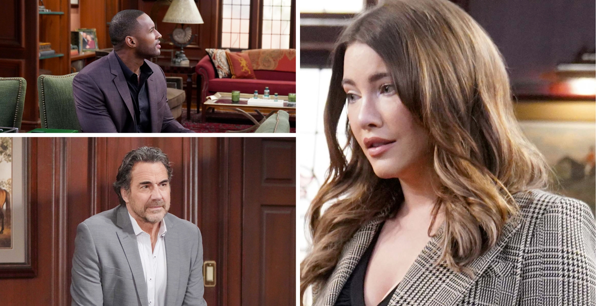Bold and the Beautiful Spoilers January 7 Ridge, Carter, and Steffy.