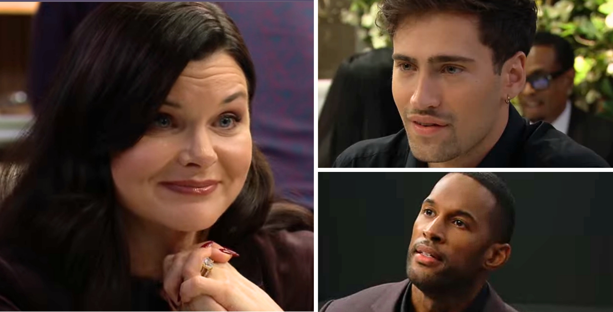 The Bold and the Beautiful’s Katie, Deke, and Carter.