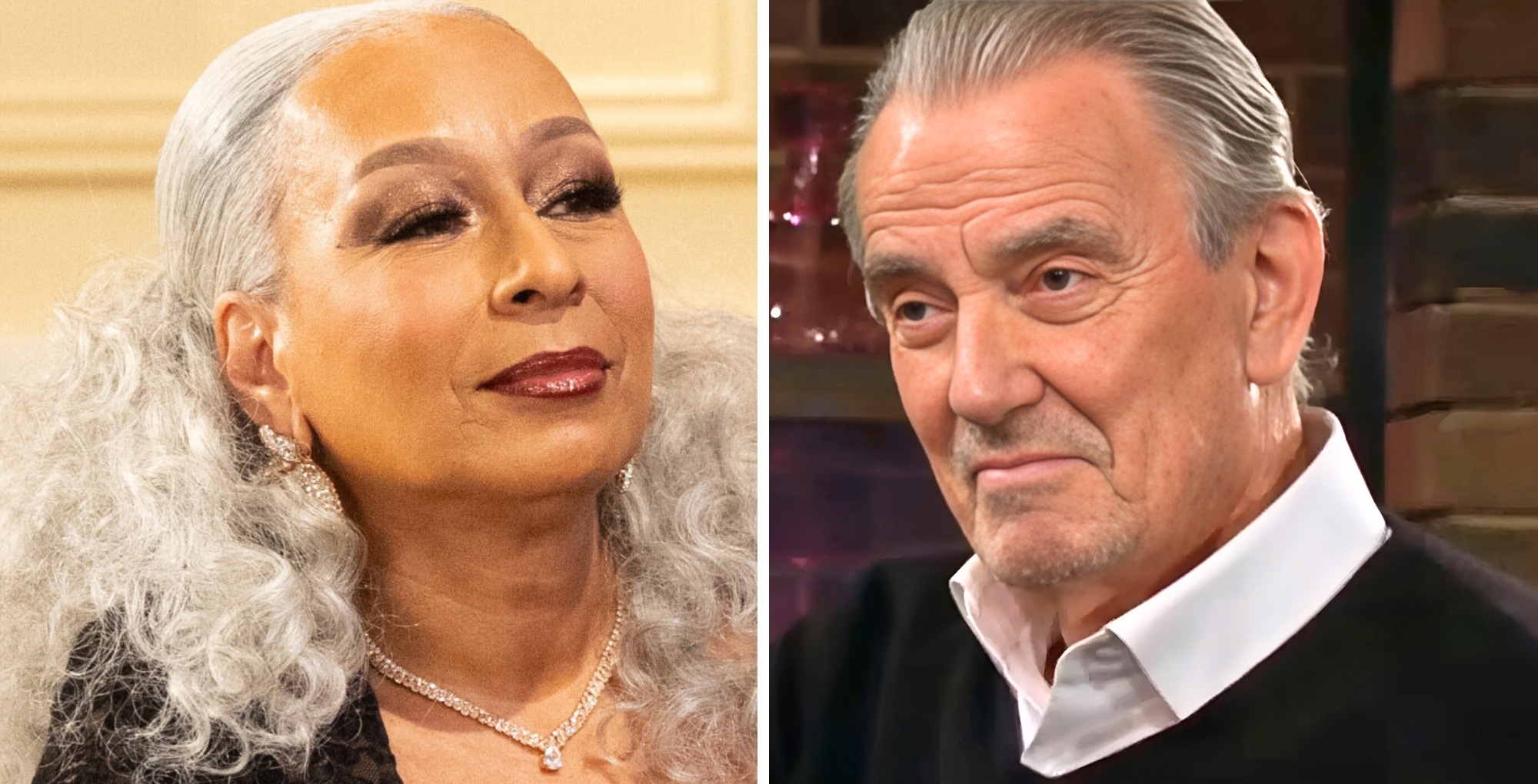 BTG's Tamara Tunie as Anita Dupree and Y&R's Eric Braeden as Victor Newman